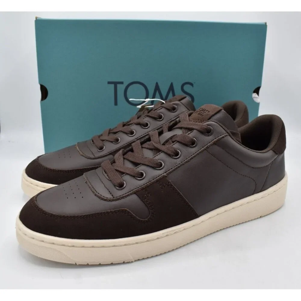 TOMS Mens Size 12 Trvl Lite Chocolate Brown‎ Suede Casual Sneakers Shoes